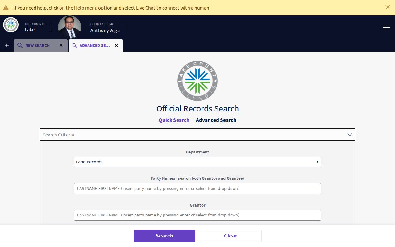 Gurnee residents directory Lake County deed index